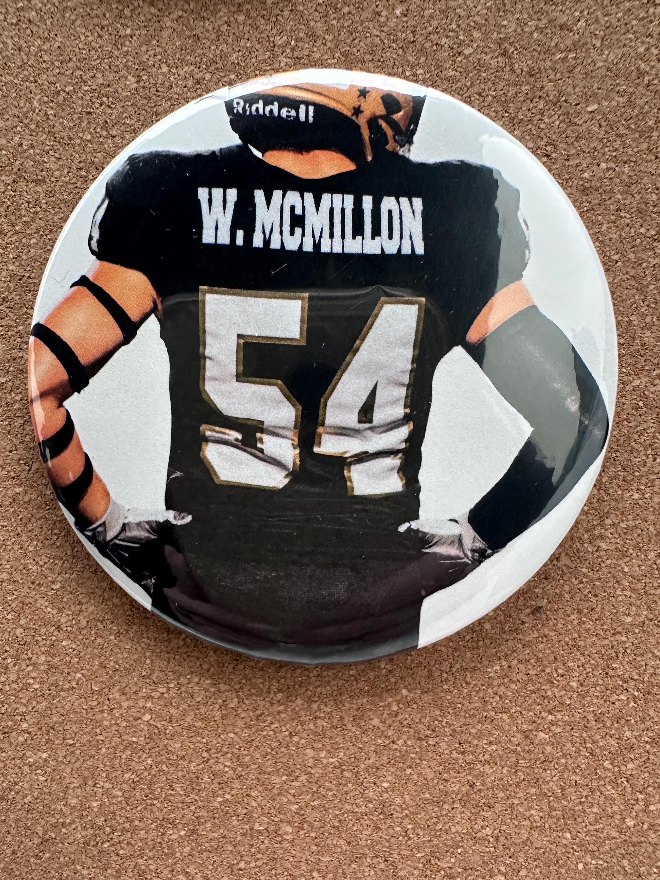 Large 3" Custom Player Button