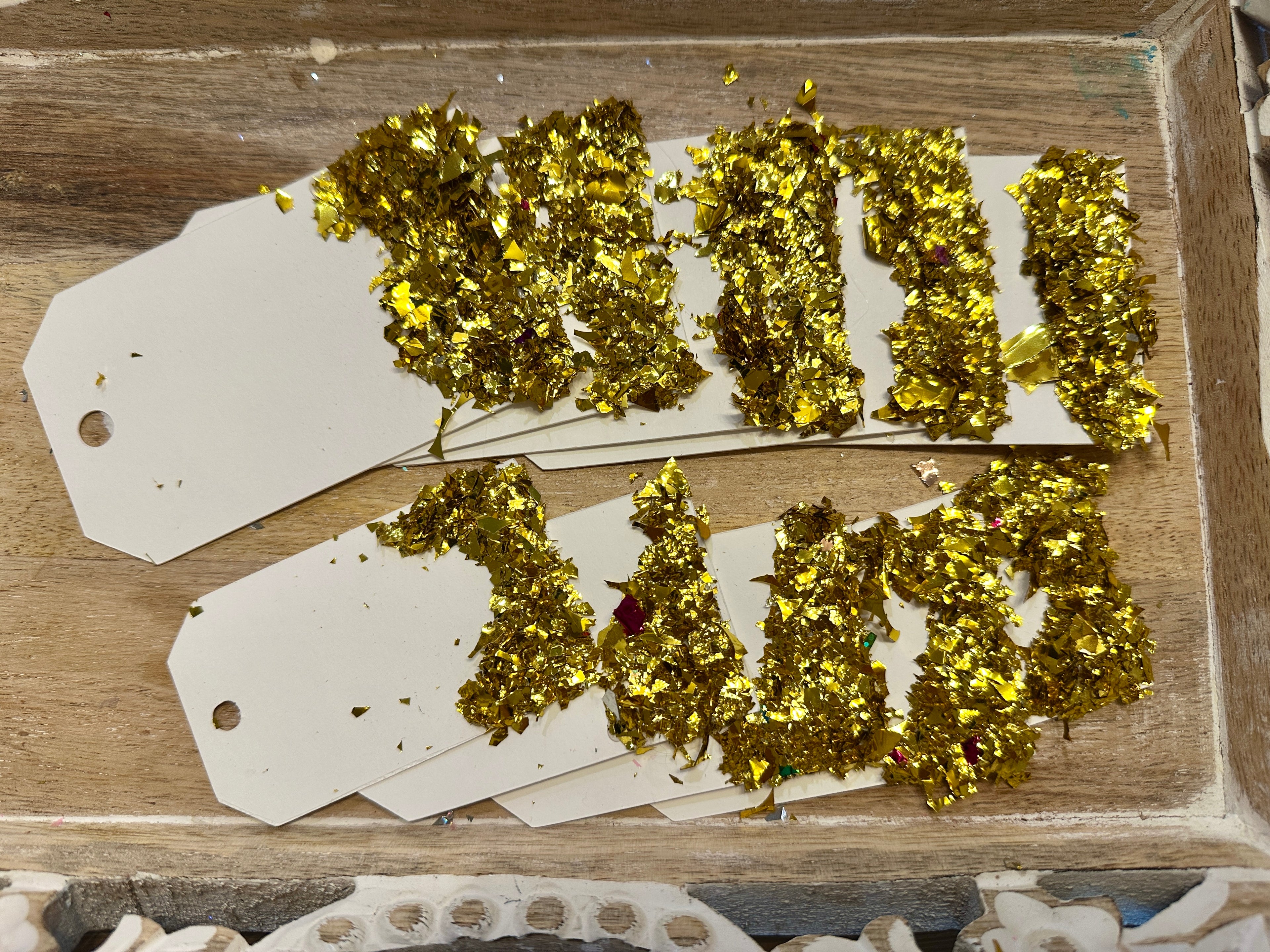 Chunky Glitter Gift Tags