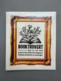 Booktrovert Sticker