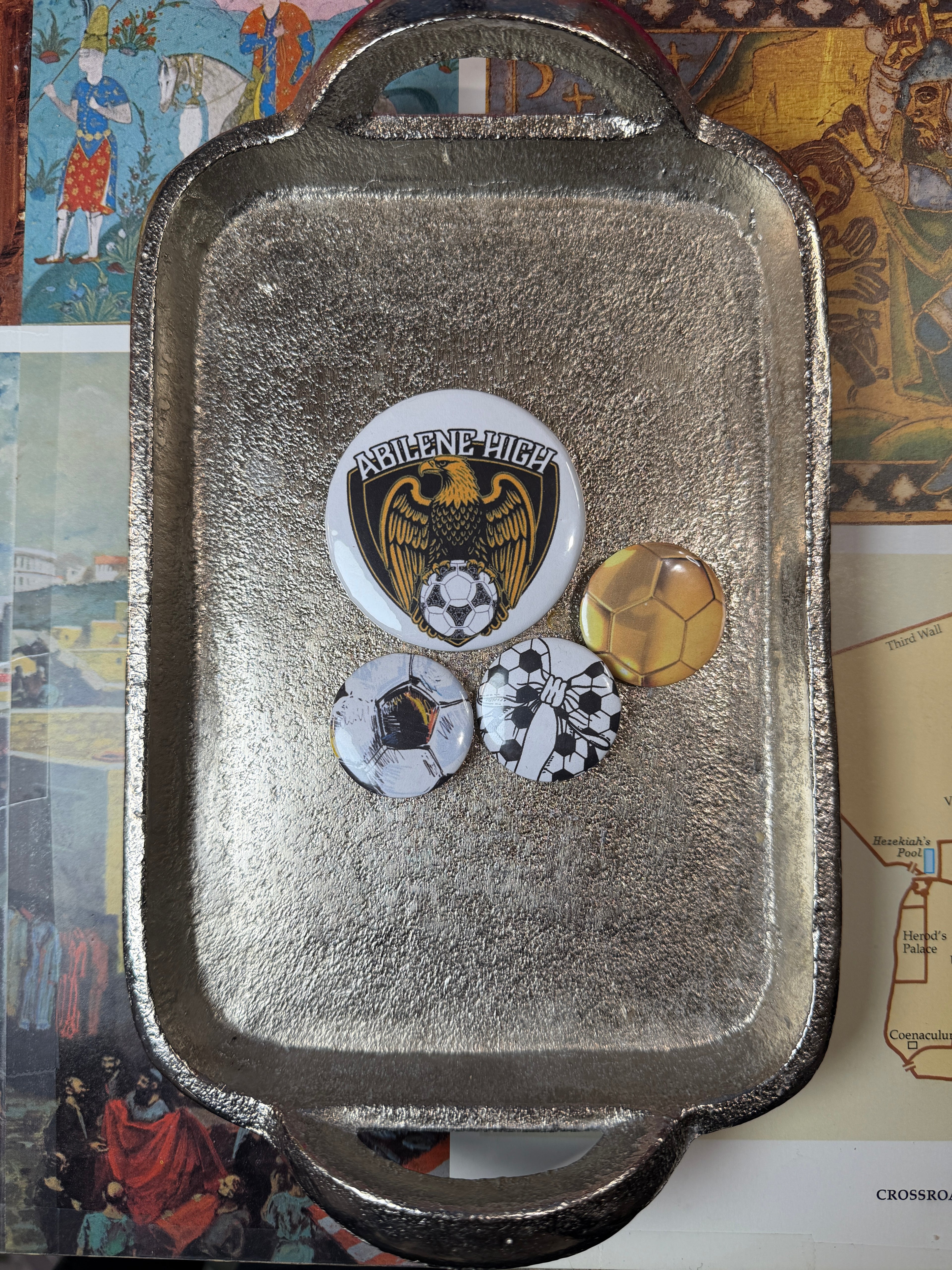 Soccer Spirit Buttons