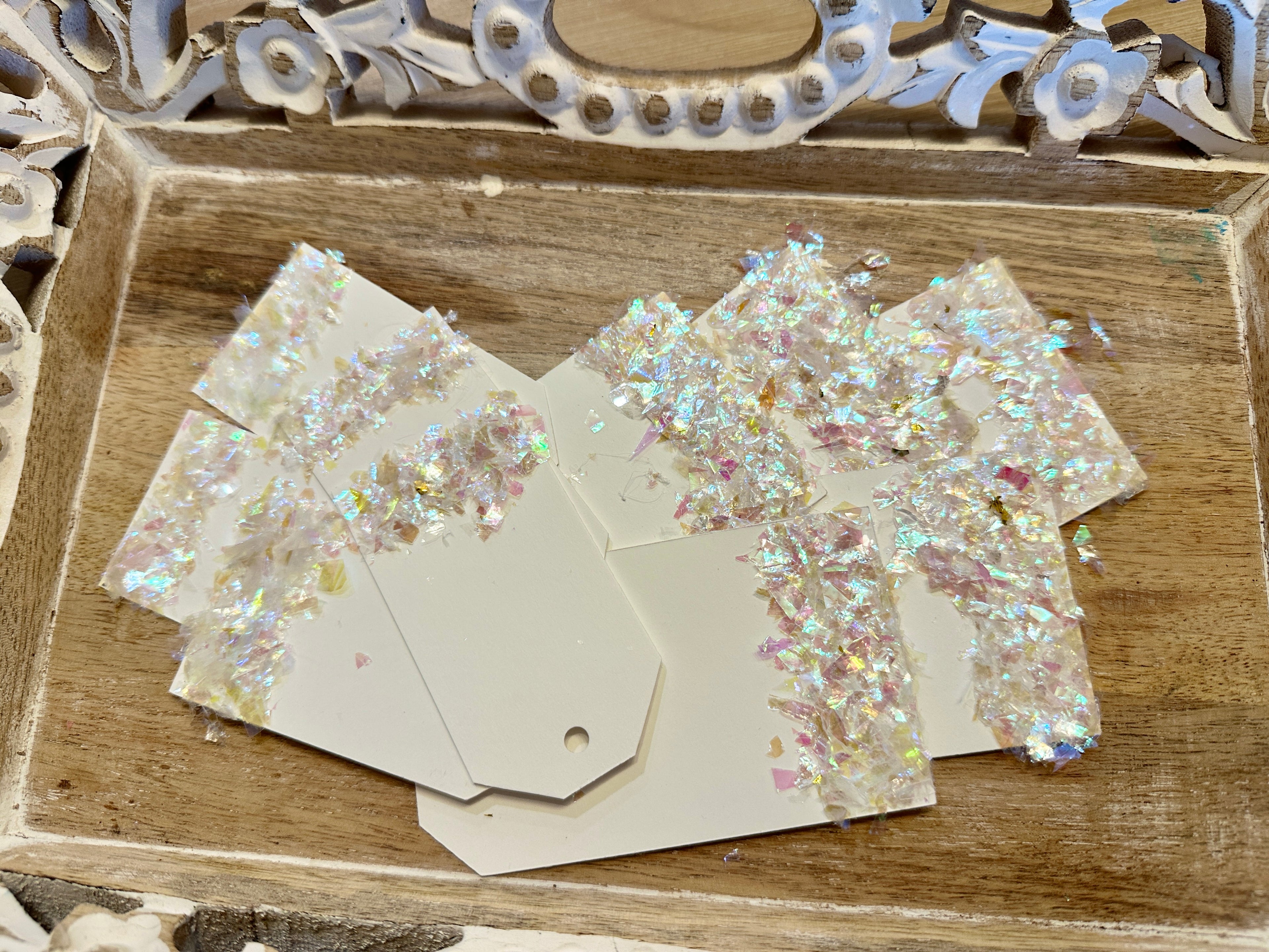 Chunky Glitter Gift Tags