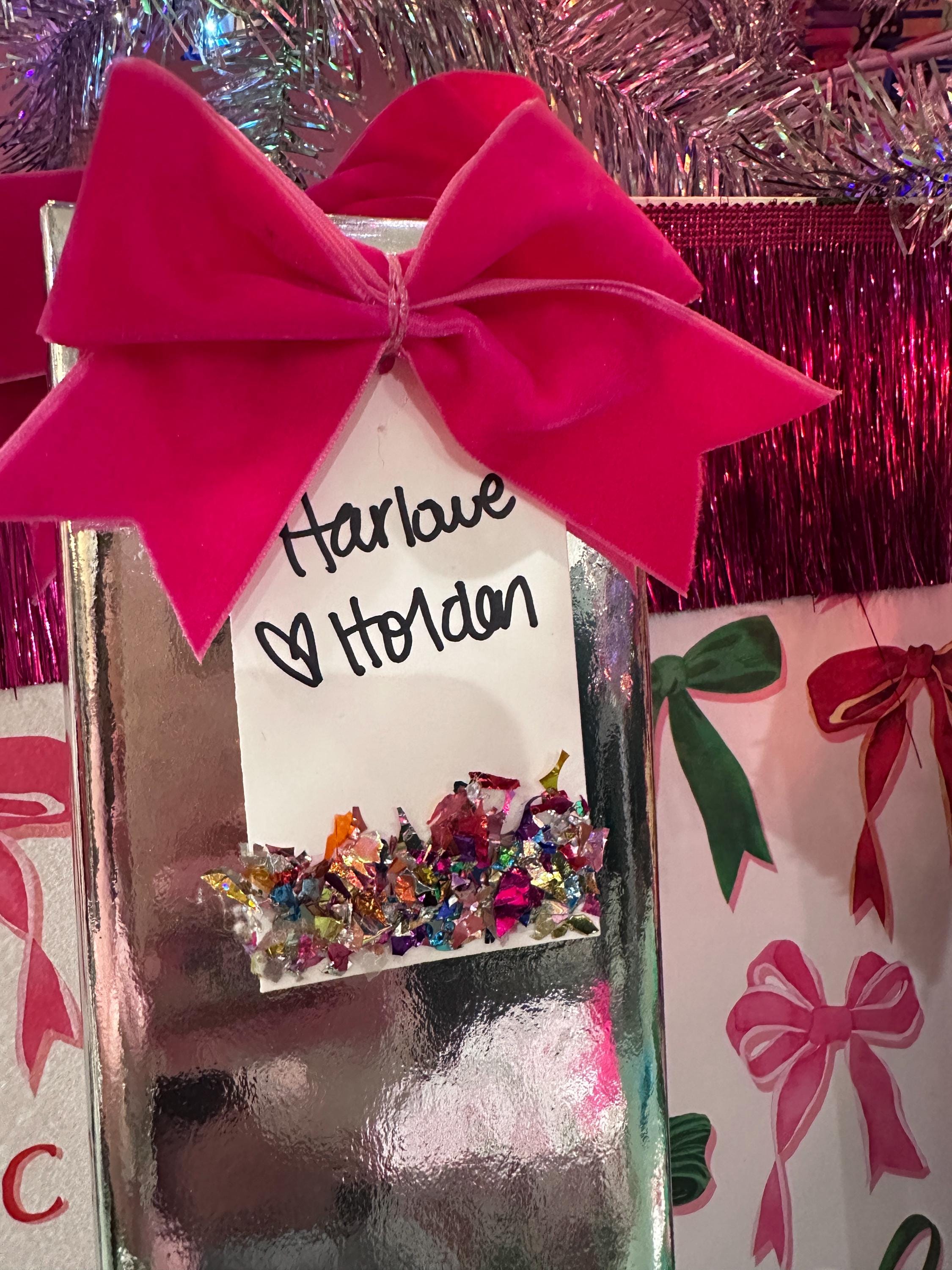 Chunky Glitter Gift Tags